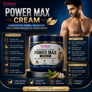 Power Max Herbal Cream – Size Increase & Performance Support Cream