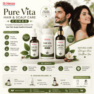 Homeopathic Drops, Tablets & Oil for Hair Fall, Scalp Issues & Allergy
