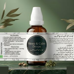 Effective Homeopathic Drops for Sleep & Calm