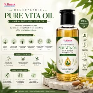 Pure Vita Oil – Hair & Body Nourishing Homeopathic Oil (120ml)